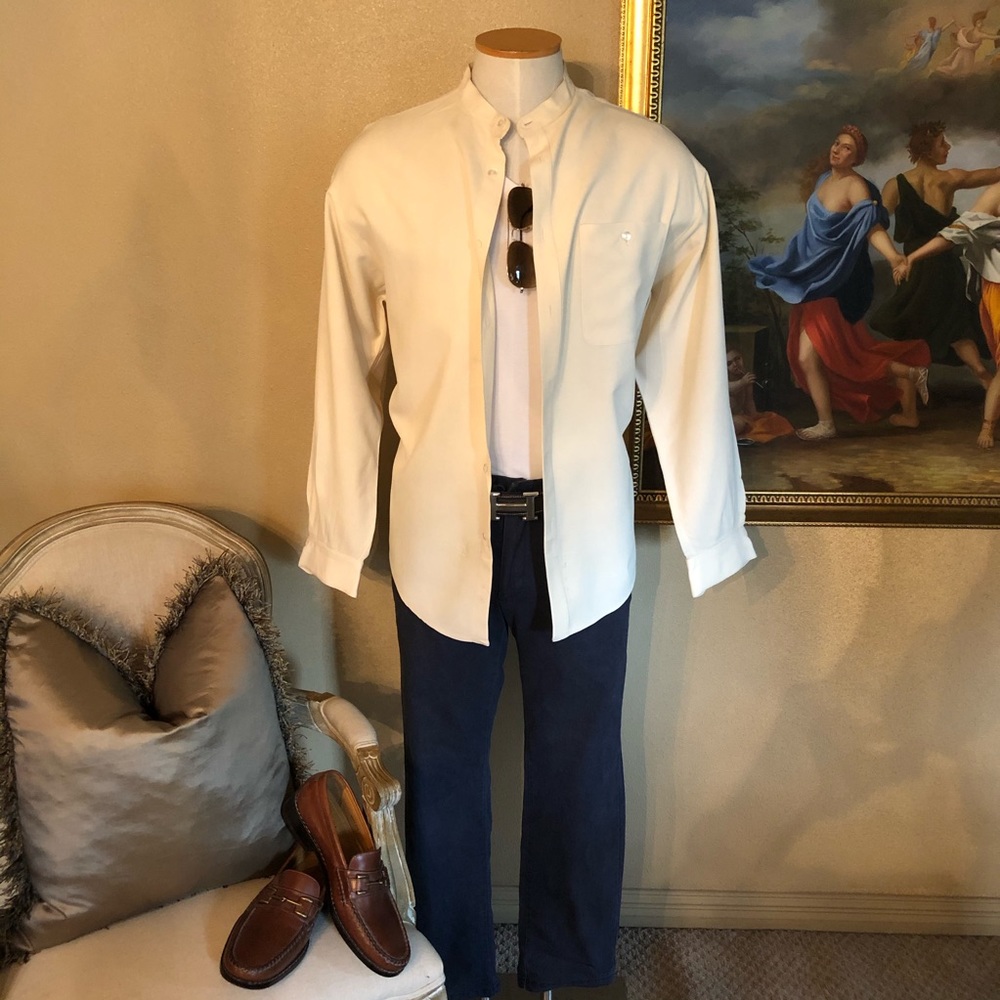 Mark Shale Mens Silk Cabana Shirt